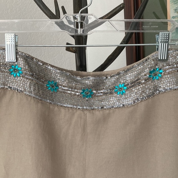 Victoria Secret Vintage Linen Blend Skirt Size 2 - Picture 2 of 10